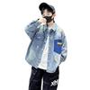 Boys Loose Denim Coat Spring and Autumn 2025 Children's Fashion Handsome Shirt