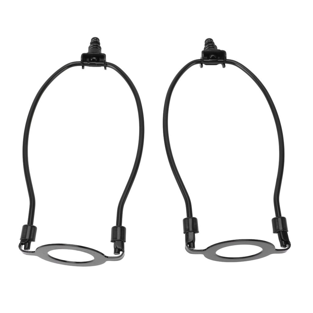 2Pcs   Lamp Shade Harps Holder Kit with E26 Light Base Metal Lampshades Holder for Table and Floor Lamps