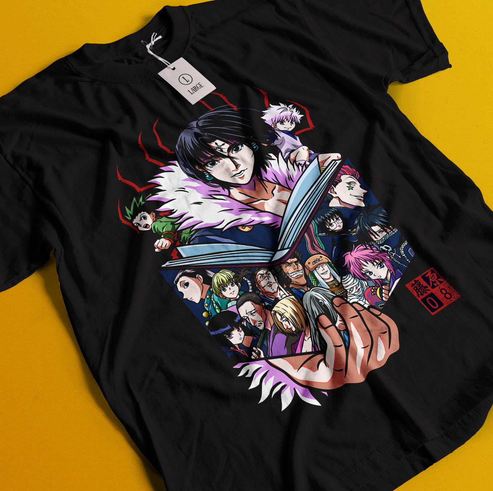 Phantom Troupe Shirt Chrollo Tshirt Hisoka T-Shirt Mens Womens Tees Top Kurapika Killua Ilumi Meruem 3XL