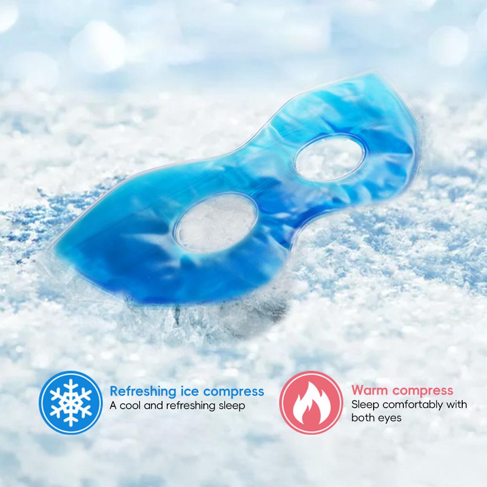 Reusable Gel Eye Mask for Hot/Cold Therapy Cold Compress Hypoallergenic Eye Ice Pack Puffy Eyes Relief Cooling Mask Post-Surgery Recovery