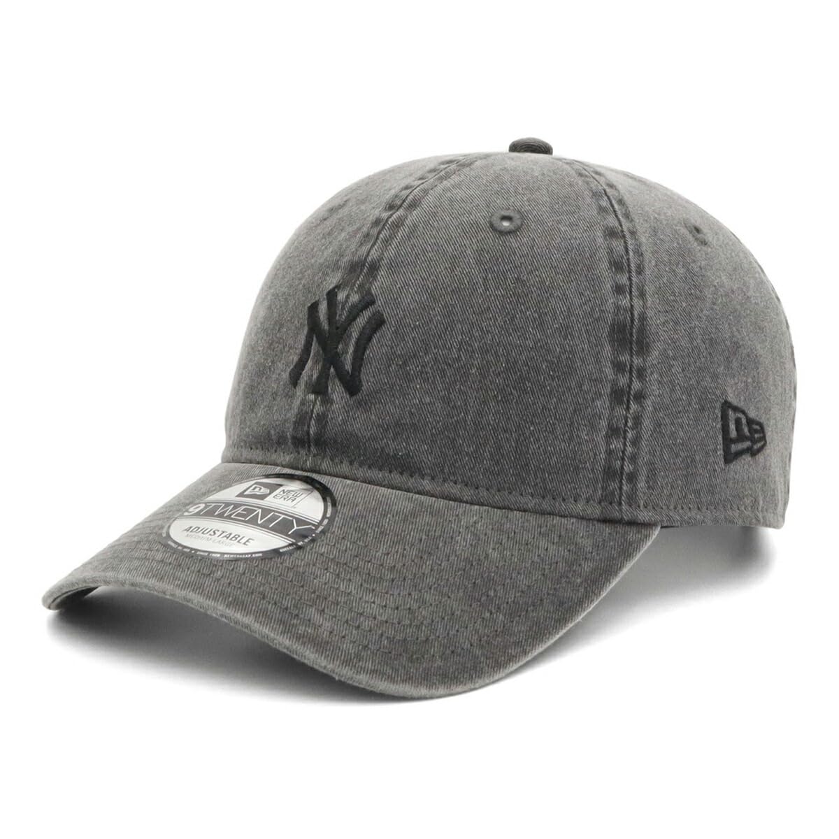 

New Era 9TWENTY EasySnap Cap MLB New York Yankees NY Black Tonal Acid Wash ONSPOTZ Exclusive and 920 New Era BB Cap UV Protection Trendy Functional