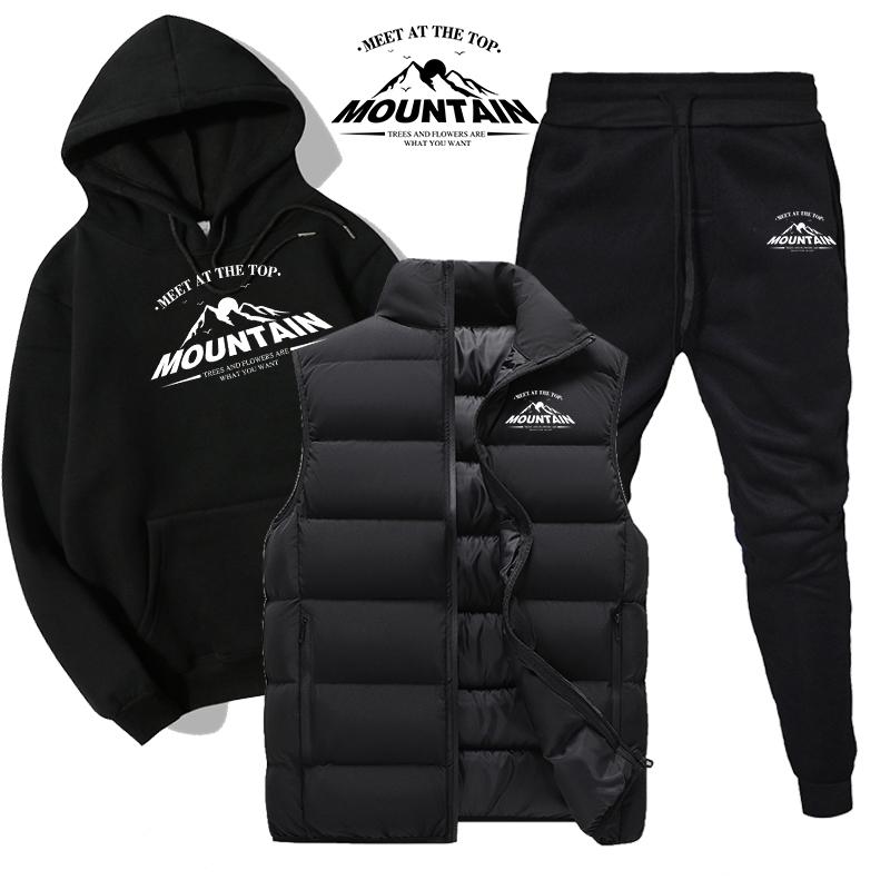 Men Women Cotton Hoodie Sweatshirt Sets