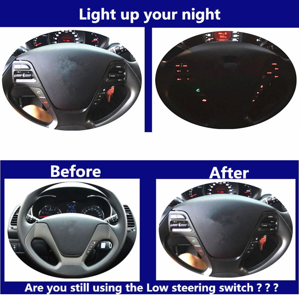 High Quality For Kia FORTE / CERATO K3/K3S Car 2014-2016 Multifunction Steering Wheel Buttons Cruise Buttons With Button