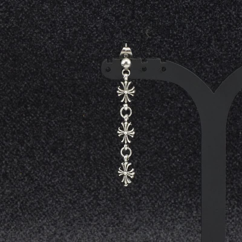 Cross Chain for Both and Accessories Both Liberty-M Earrings, Studs, Spikes, Ears, Women's Men's (for Ears)