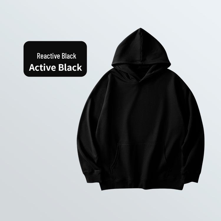 Men's Extra Thick 430g Terry Sweatshirt: Autumn/Winter Casual Loose Fit, Heavyweight, Round Neck, National Tide Style, Versatile Wear