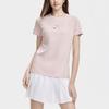 FILA Valentines Day American Series Letter Embroidery Print Casual Sports Round Neck Short Sleeve T-Shirt Women Tops Pink F11W329117FLP