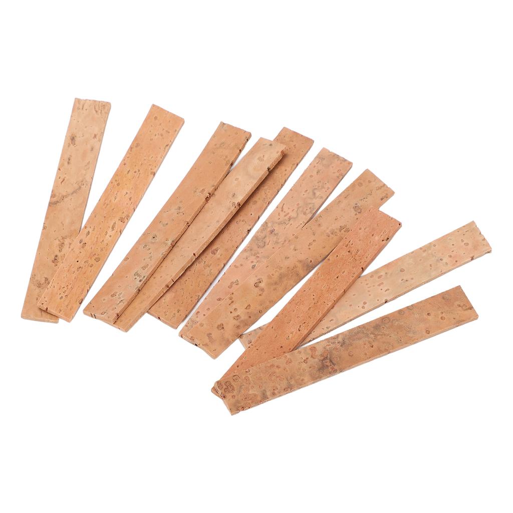 10Pcs Neck Cork Sheet Clarinet Joint Cork Instrument Accessories for Saxophone Bb Clarinets