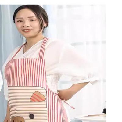 Shangqi Cartoon Pig Waterproof Kitchen Apron