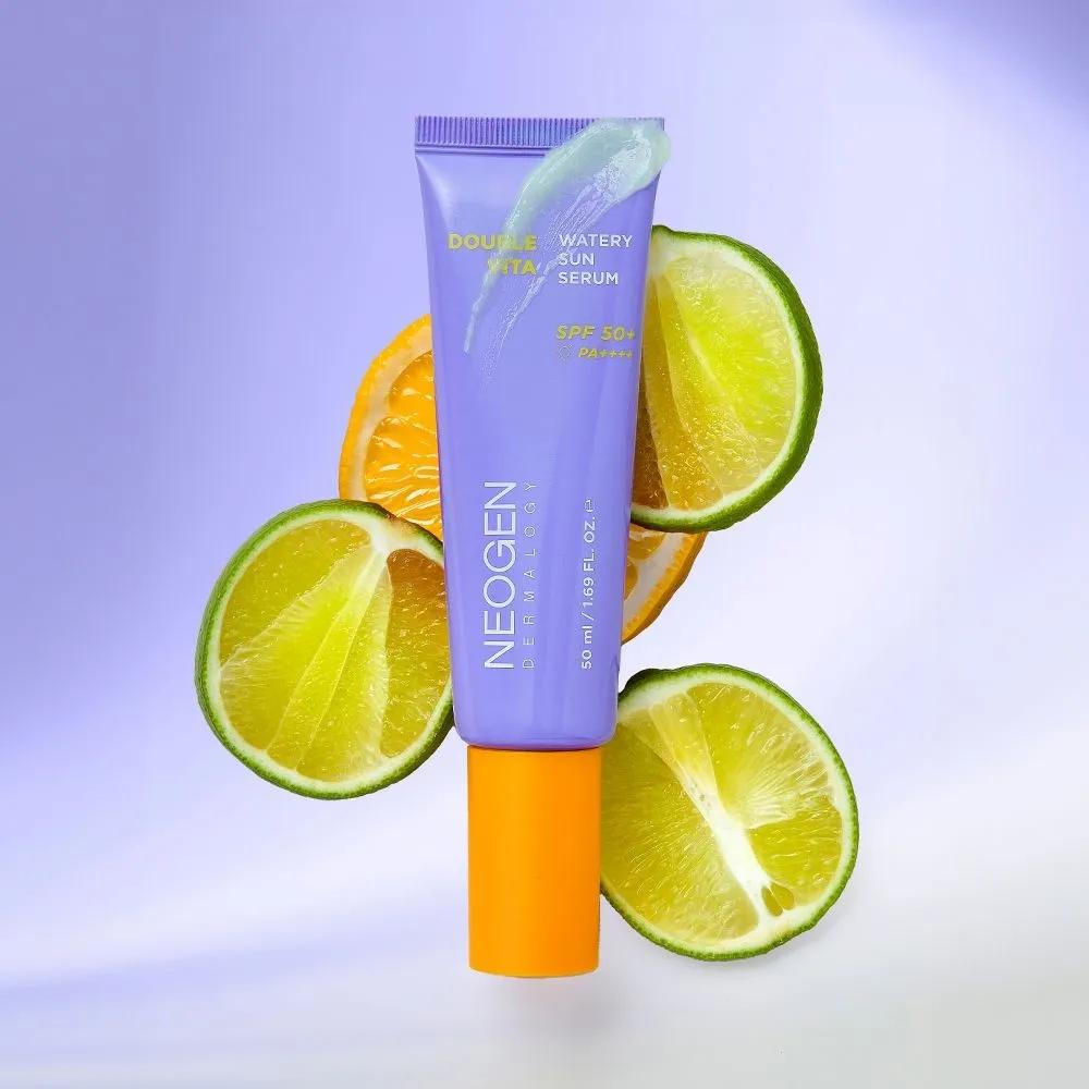 [Refreshing & Moisturizing / No White Cast] Double Vita Watery Sun Serum 50ml