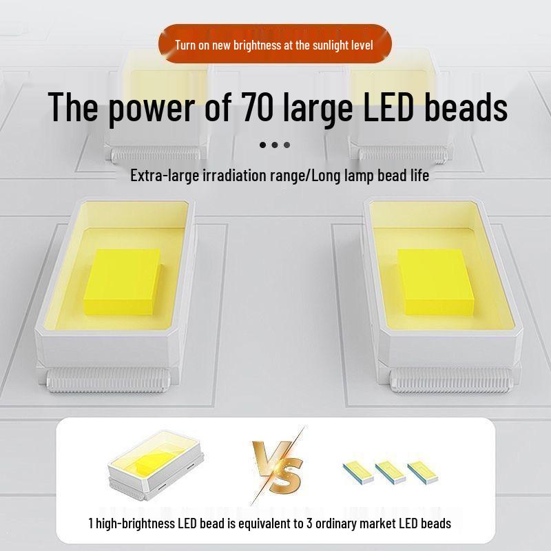 Rechargeable Super Bright Magnetic Outdoor Stall & Camping UFO Light with Long Battery Life