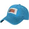We Are Not Ok Distressed Flag Baseball Cap Washed Cotton Dad Hat Sun Protection Adjustable