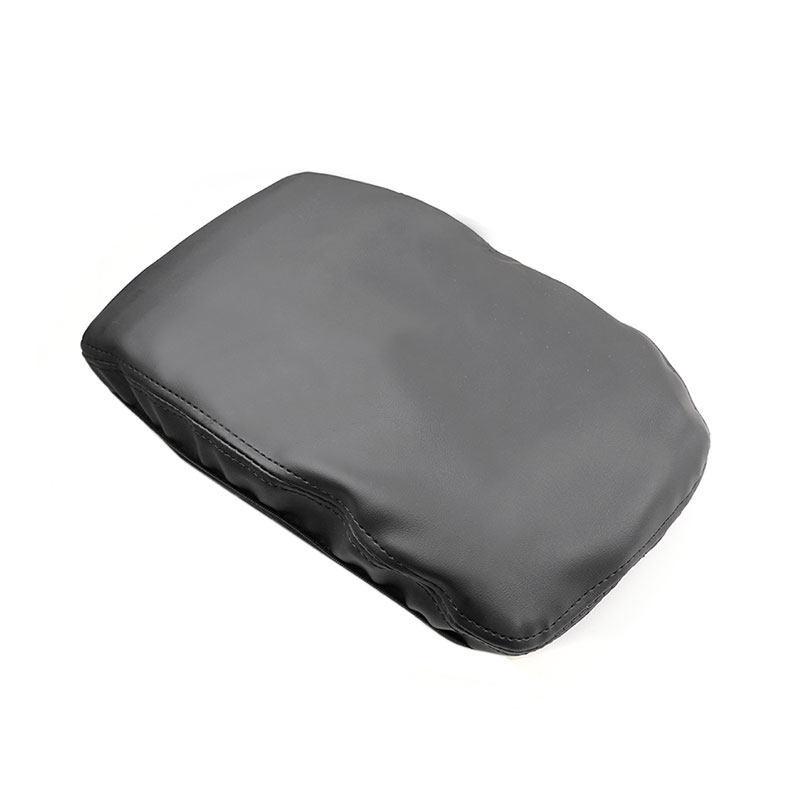 Black Microfiber Leather Car Styling Interior Center Control Armrest Box Cover Trim For Mazda CX-30 CX30
