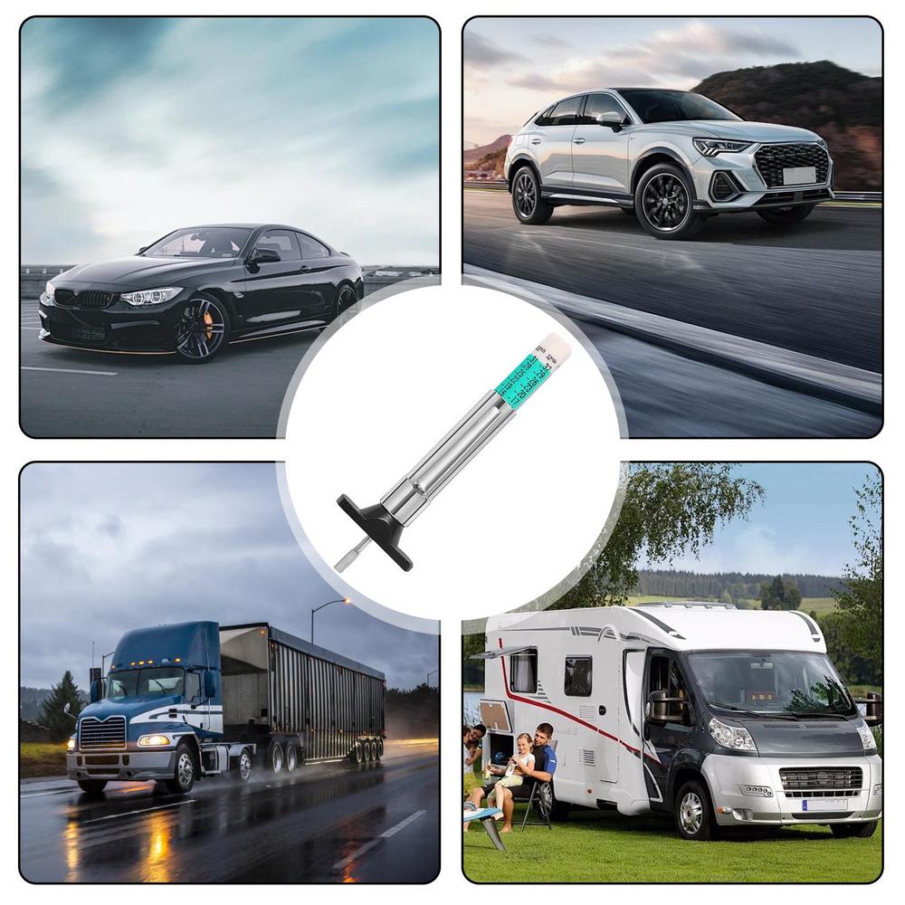 Tire Tread Gauge Tools Reusable Professional Tire Gauge Precision Tread Depth Gauge Automotive Replacement Gauge Easy-to-Read