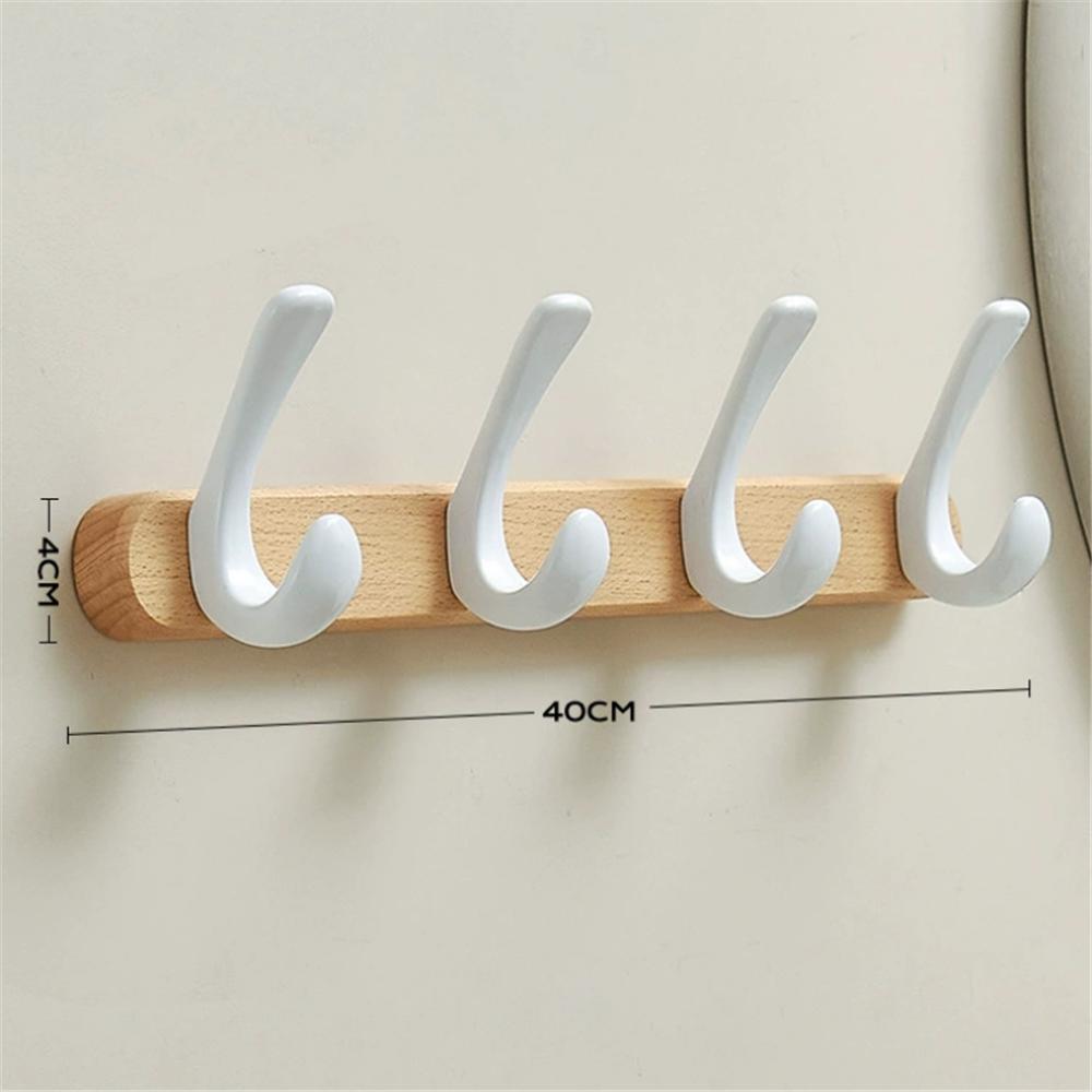 Robe Hook,Clothes Hook,Kitchen Hooks, Wood and Aluminum Towel Hanger Wall Mounted Towel Hooks kitchen hooks bathroom accessories