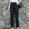 Spring and Autumn Ladies Casual Pants Harem Pants Loose Nine-point High Quality Women's Pants Thin Straight Drawstring Suit Pants