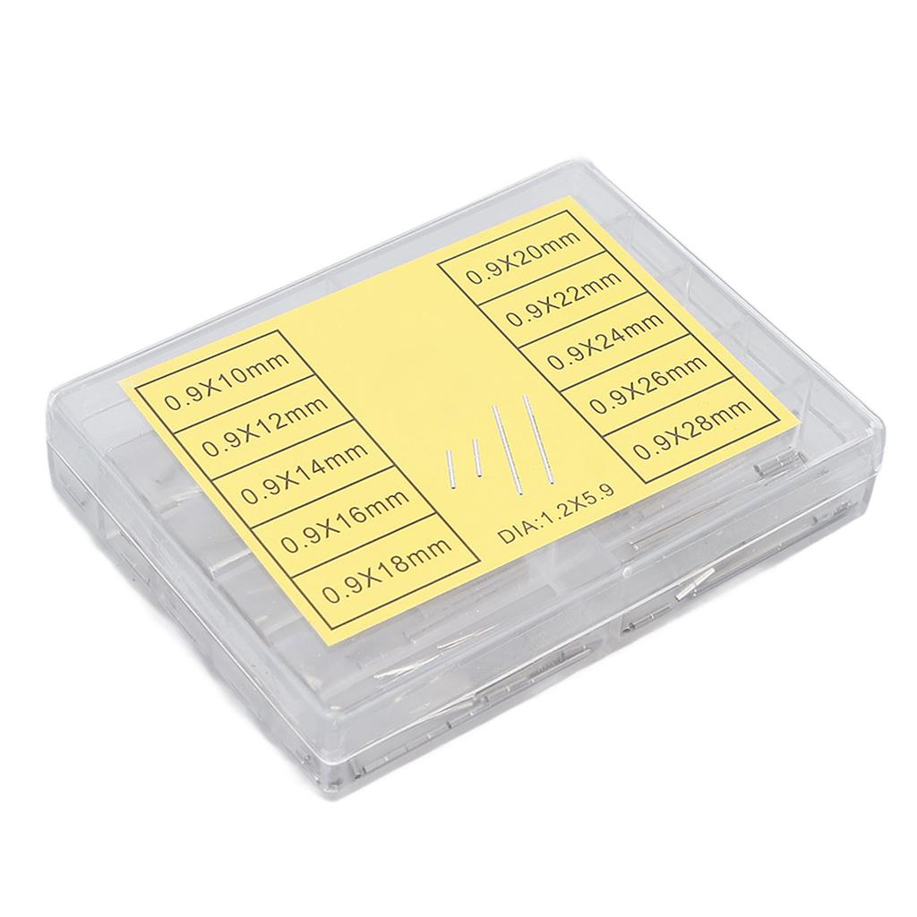 Professional Watch Tube Bar Steel Watchband Strap Clasp Link Pin Connecting Shaft 0.9x1.2mm