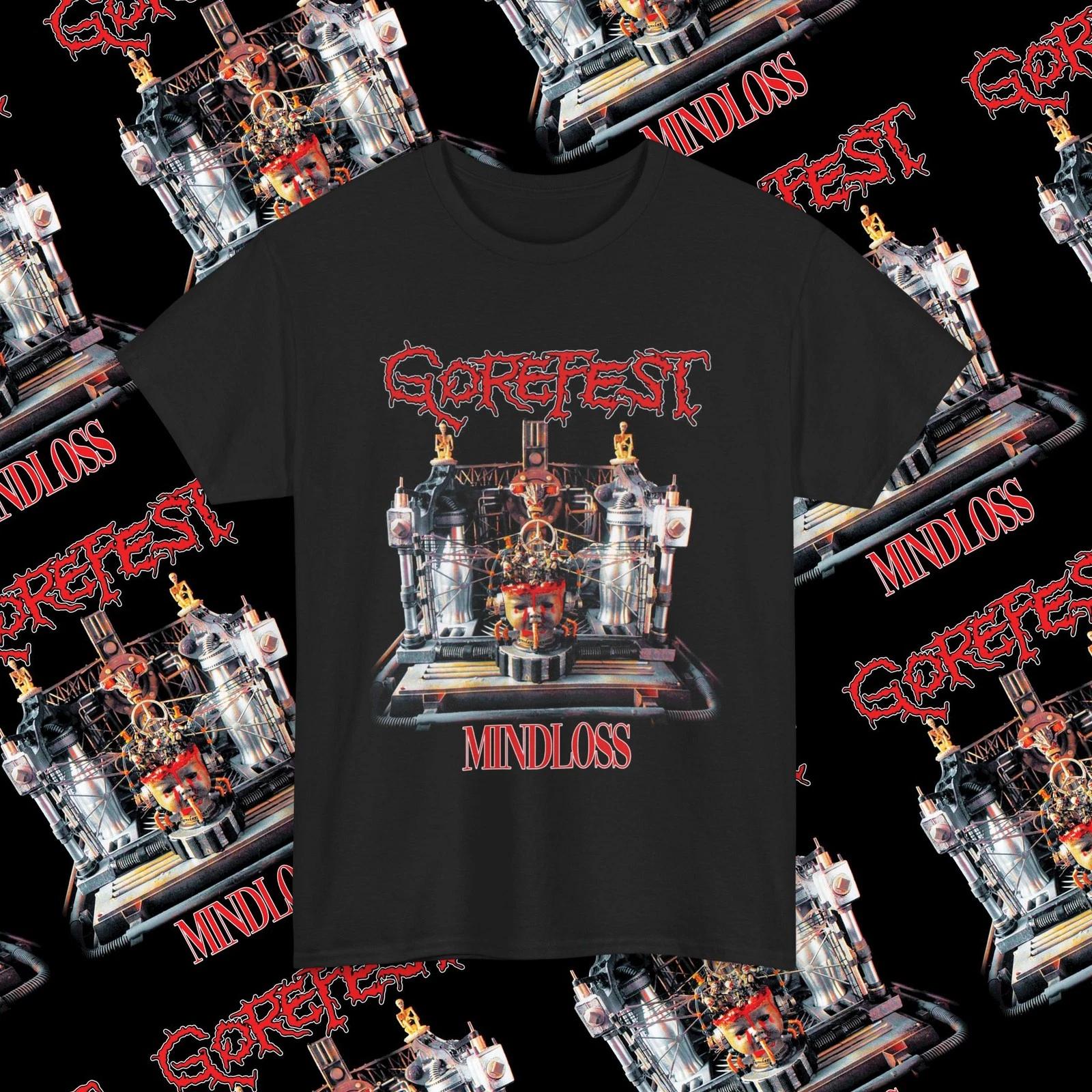 Gorefest Mindloss T-Shirt, Death Metal Band T-Shirt, 90s Death Metal Shirt XL