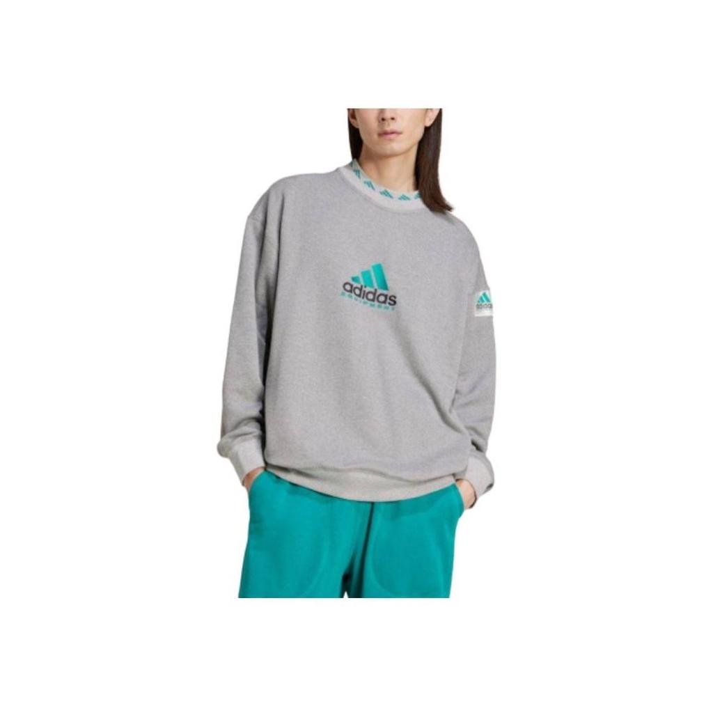adidas Originals EQT Reflect Crew Neck Sweatshirt Medium Grey Heather Unisex JP0190