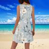 Women's Fashion Floral Print V-Neck Camisole Dress