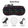 Rainbow Planetary Symbols Superhero Sailor Shell Eyeglasses Case Cool TV Shojo Girl Moon Glasses Case Sunglasses Box Pouch