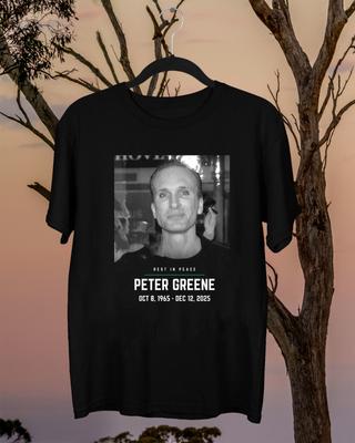 Hot Peter Greene T Shirt Cotton Unisex Gifl Black Unisex S5xl 19652025attributes