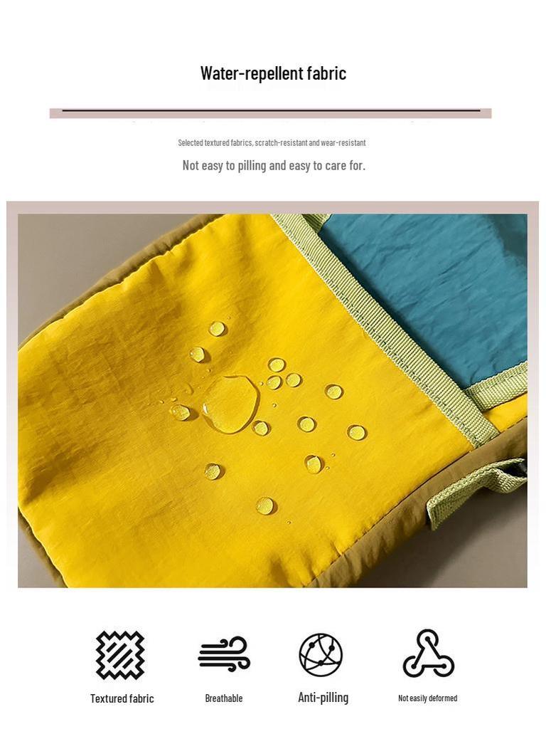 Korean Style Mini Crossbody Bag 2025: Unisex High-End Canvas Phone Carrier