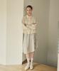 OURO Shirring String Blouse [ Beige ]