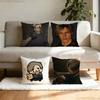RResident Evil Leon Kennedy Pillow Case Antidustmite Pillowcase Invisible zipper silky short plush Sofa cushion cover