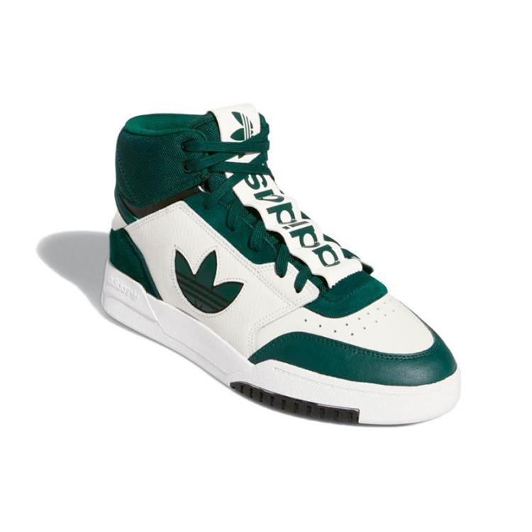 Adidas Originals Drop Step XL High-Top Skate Shoes Unisex Sneakers White Green Black GV9328