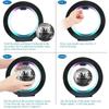 Floating Globe Levitating World Map Rotating Ornament LED Lamp for Bedside Light Novelty Floating Lamp Magnetic Levitation Globe