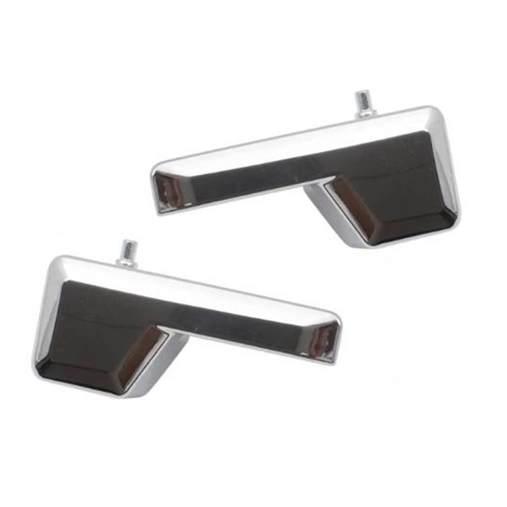Interior Door Handle Pair Left Right Chrome For Ford For Edge 2007-2015 For Lincoln MKX 2007-2015 Direct Replacement