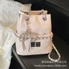 Rhombus Chain Bag Korean High-end Versatile Bucket Bag Spring and Summer 2025 New Niche One-shoulder Messenger Bag Women