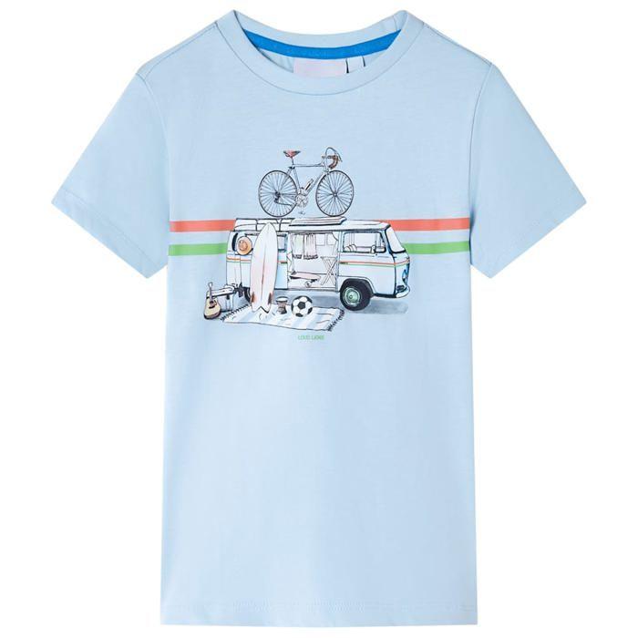T-shirt pour enfants bleu clair 92/104/116/128/140