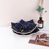 Waterproof Leather Woven Storage Tray Multi-functional Entrance Key Tray Jewelry Plate  Tea Table