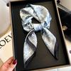 New retro cashew 71CM small square scarf simulation silk scarf spring and summer printing commuting fashion versatile professional scarf