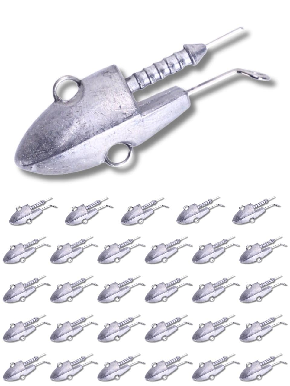 

Джиг-головка Рыболовная приманка Червь 17г 21г Морской окунь Камбала Кастомный Пирс Море Аджинг 30 (21г, штук)