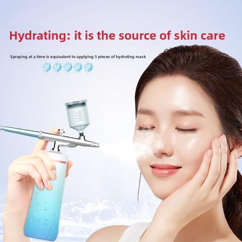 Oxygen Injection Instrument Household Oxygen Injection Water Light Instrument Import Beauty Instrument Water Light Instrument Handheld Face Steamer