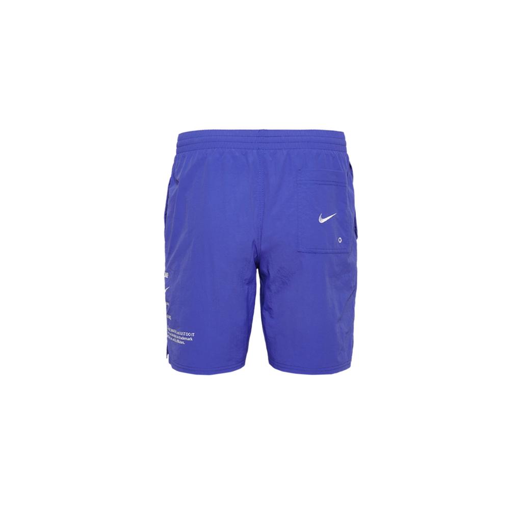 Nike Swim Logo Letter Print Lace-Up Casual Shorts Men Shorts Violet NESSE506-504
