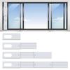 Retractable Air Conditioner Window Vent Kit AC Wind Block Seal Plate  Home Sliding Window