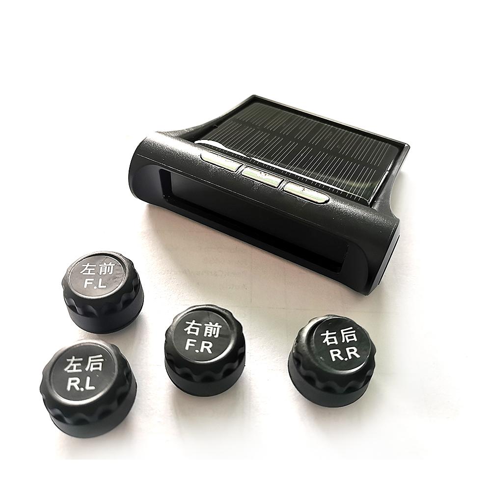 Smart Car TPMS Tire Pressure Monitoring System Solar Energy TPMS Digital LCD Display Auto Security Alarm Systems Internal Sensor with External Sensor