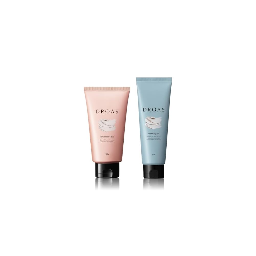 DROAS Clay Mild Scrub Wash Cleansing Gel Set