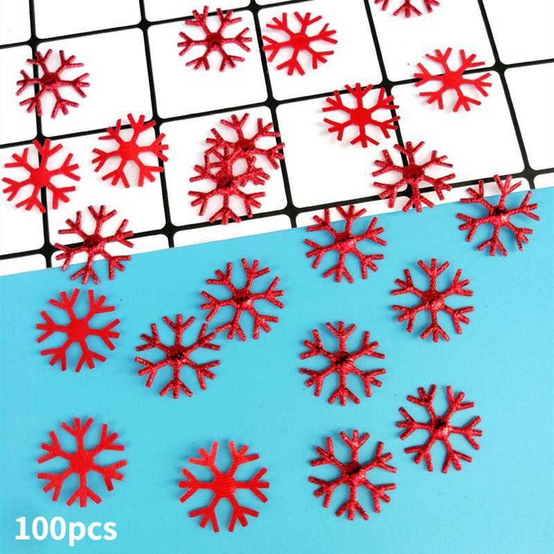 

2-3 см искусственные пластиковые белые снежные снежинки рождественские елочные украшения свадебные рождественские украшения для дома 2cm