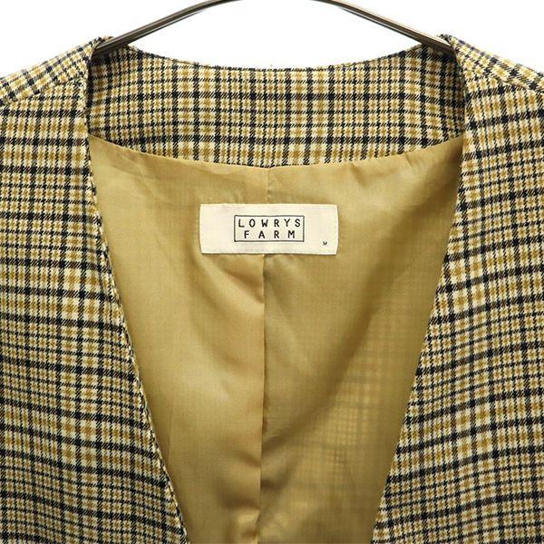 LOWRYS FARM Check Pattern No Color Coat M Women Used