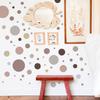 6Pcs/Set Polka Dot Pattern Decorative Wall Stickers Self Adhesive Removable PVC Decals