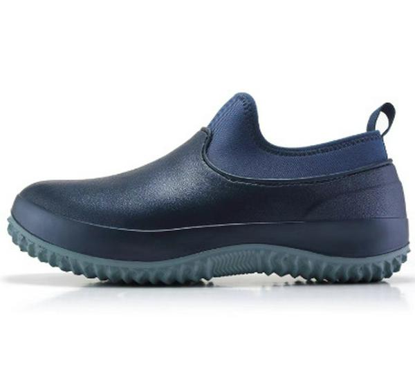 Men's Large Waterproof Non-Slip Rubber Shoes for Kitchen, Work & Rain