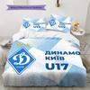 Dynamo Kyiv  Pattern Bedding Quilt Set  Home Decoration  Gift (1 * Duvet Cover + 2 * Pillowcase  Without Core)