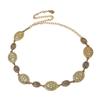 Bohemian Ethnic Style Metal Waist Chain Adjustable Length Belt Stylish Body Jewelry for Festivals and Beach Parties