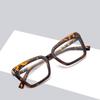 Vintage Thick Frame Anti-Blue Light Glasses, Square Oversized, Slimming, Versatile Daily Wear 3879
