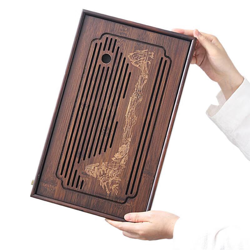 Chinese Style Bamboo Tea Tray