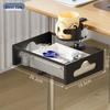 Organisateur de câbles sous table et boîte de rangement sans perçage - Support mural pour câbles de bureau
